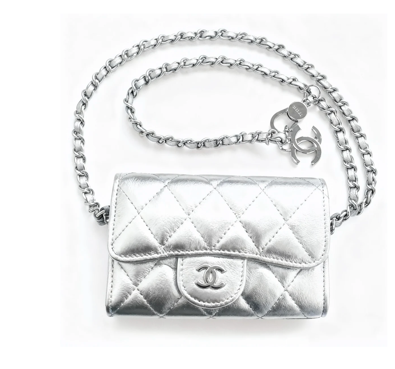 Mini sac CC Argenté